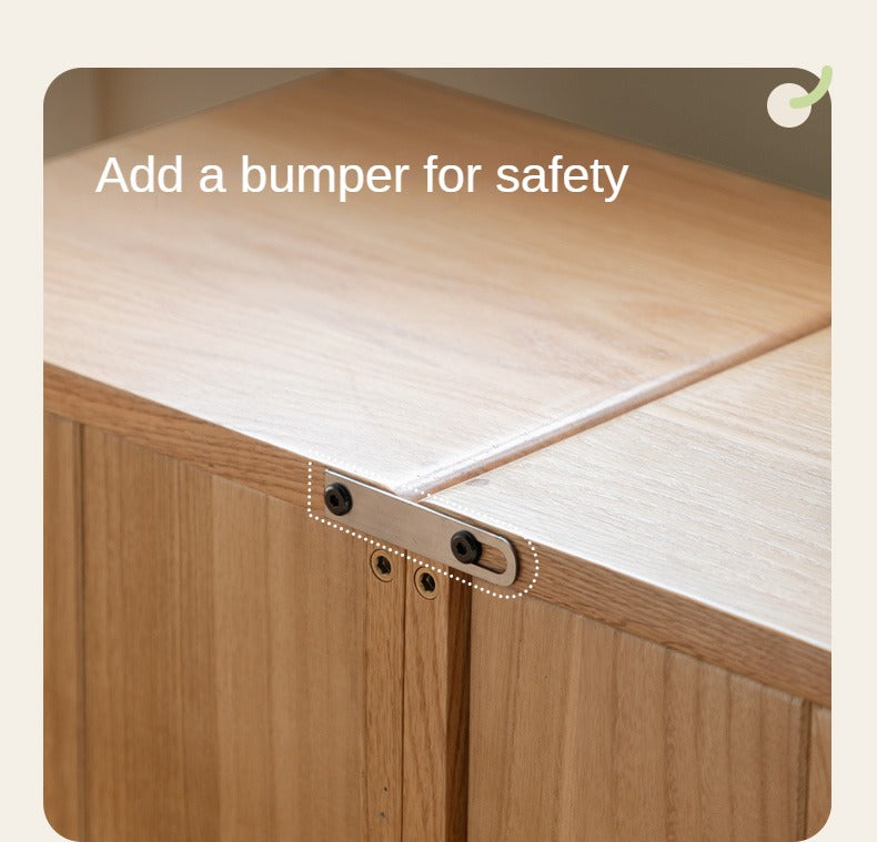 Oak, Cherry Solid Wood Free Combination Bookshelf
