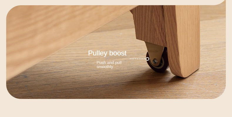 Oak Solid Wood Sleeper Sofa