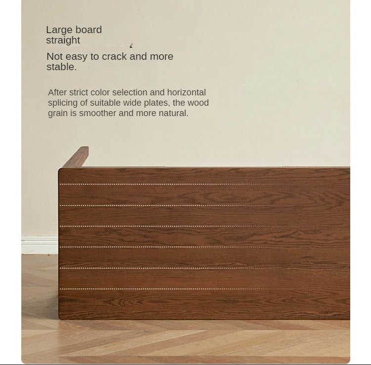 Oak, Beech Solid Wood Walnut Color Office Desk