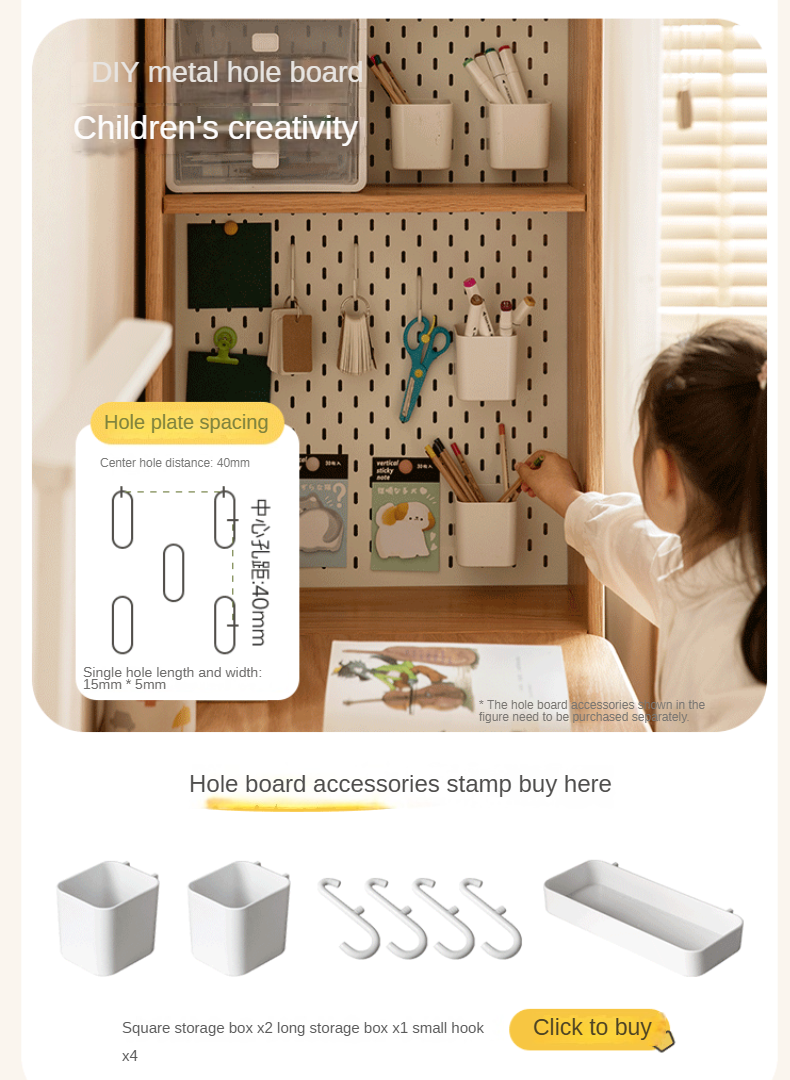 Oak Solid Wood Children's Wardrobe -