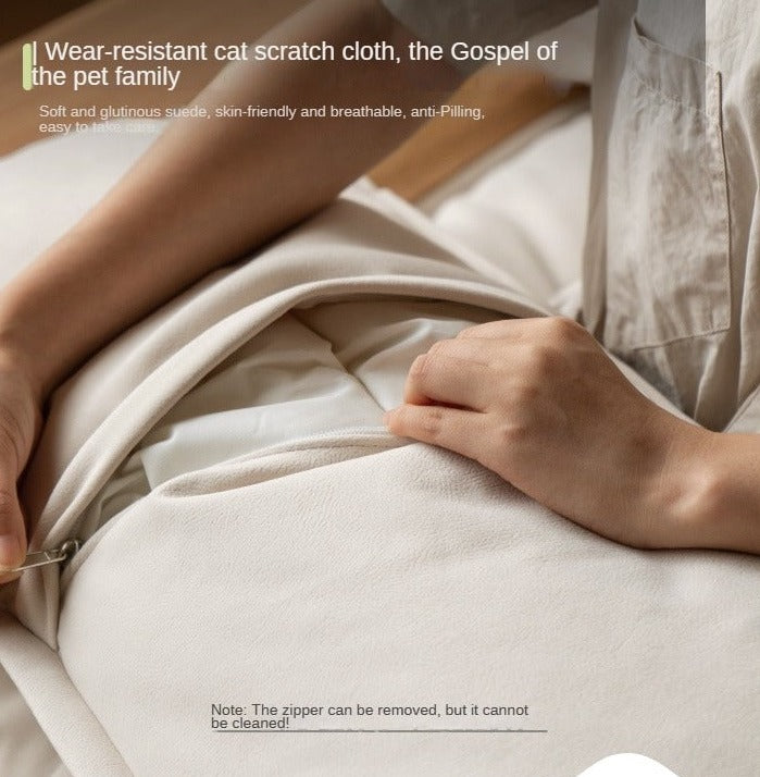 Oak Solid Wood Floor to Floor Tall Sofa.