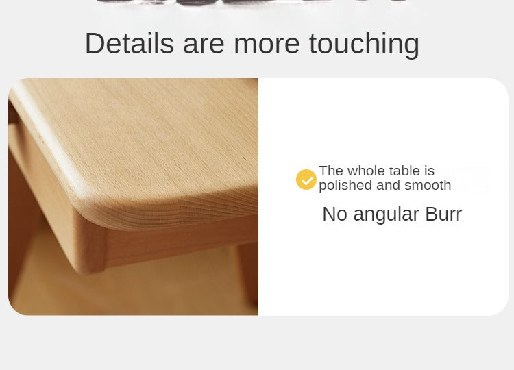 Beech Solid Wood Pure Children's Desk