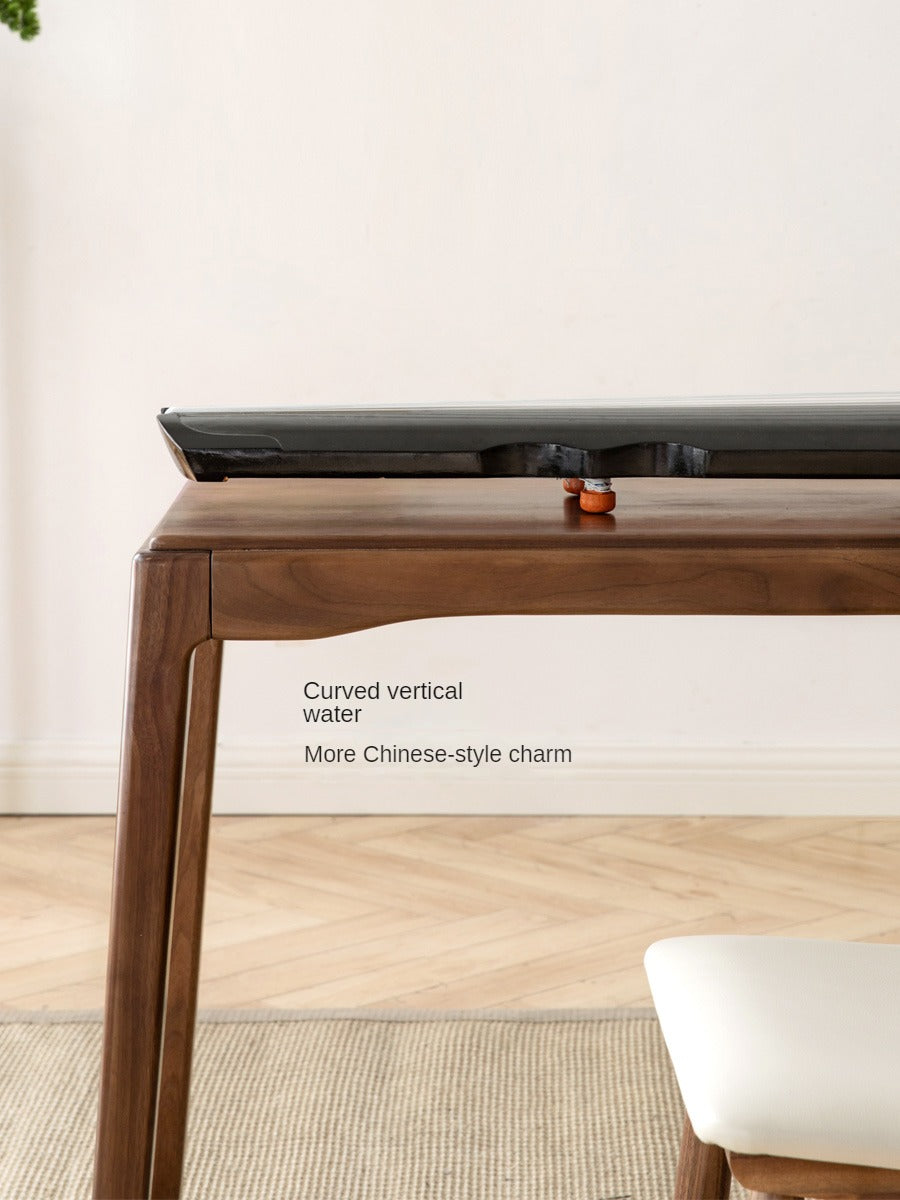 Black Walnut, Oak Solid Wood Desk