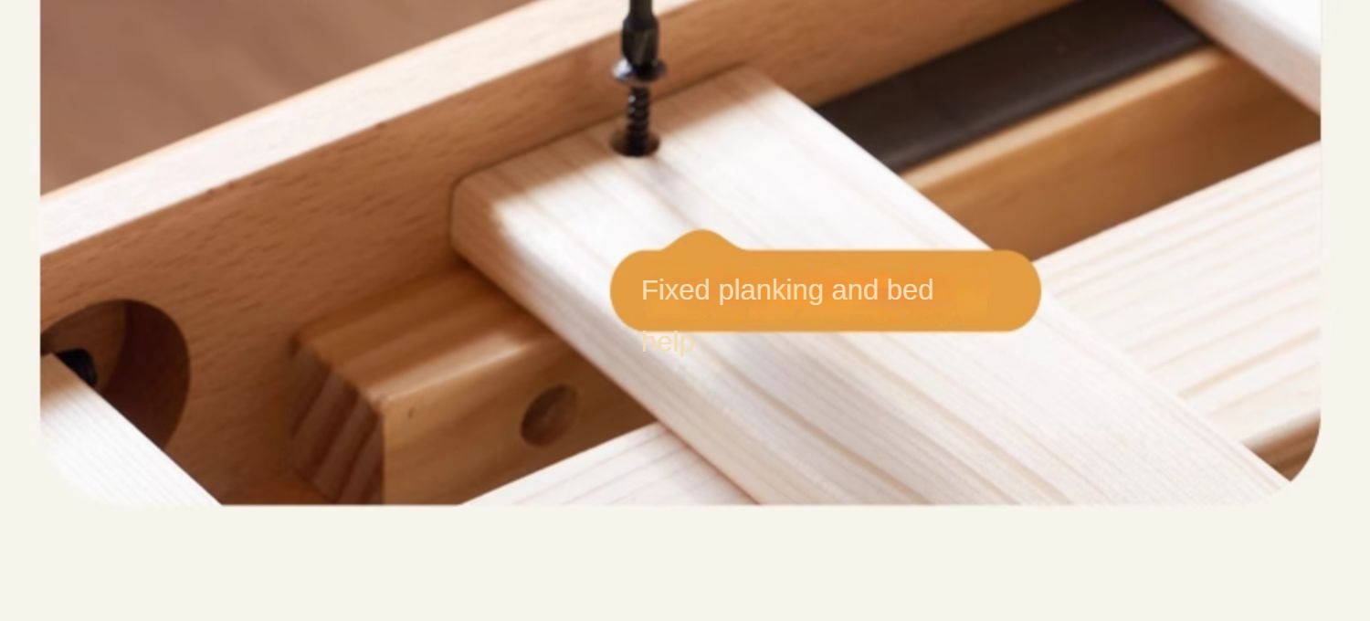 European Beech Solid Wood Bed