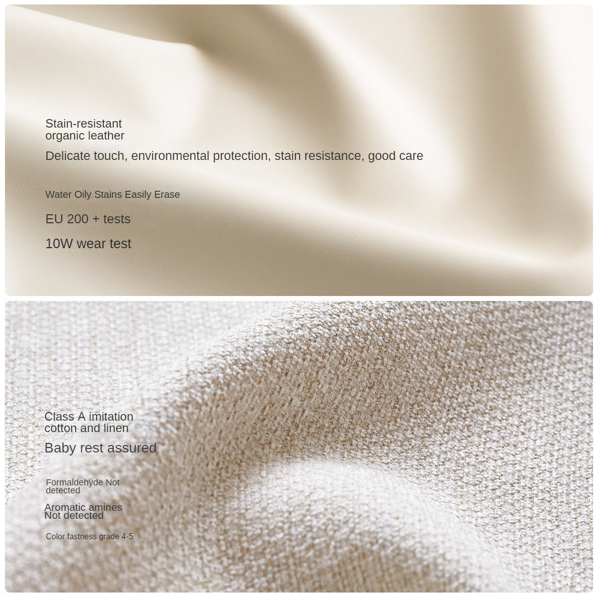 Solid Rubberwood Modern White Makeup Stool