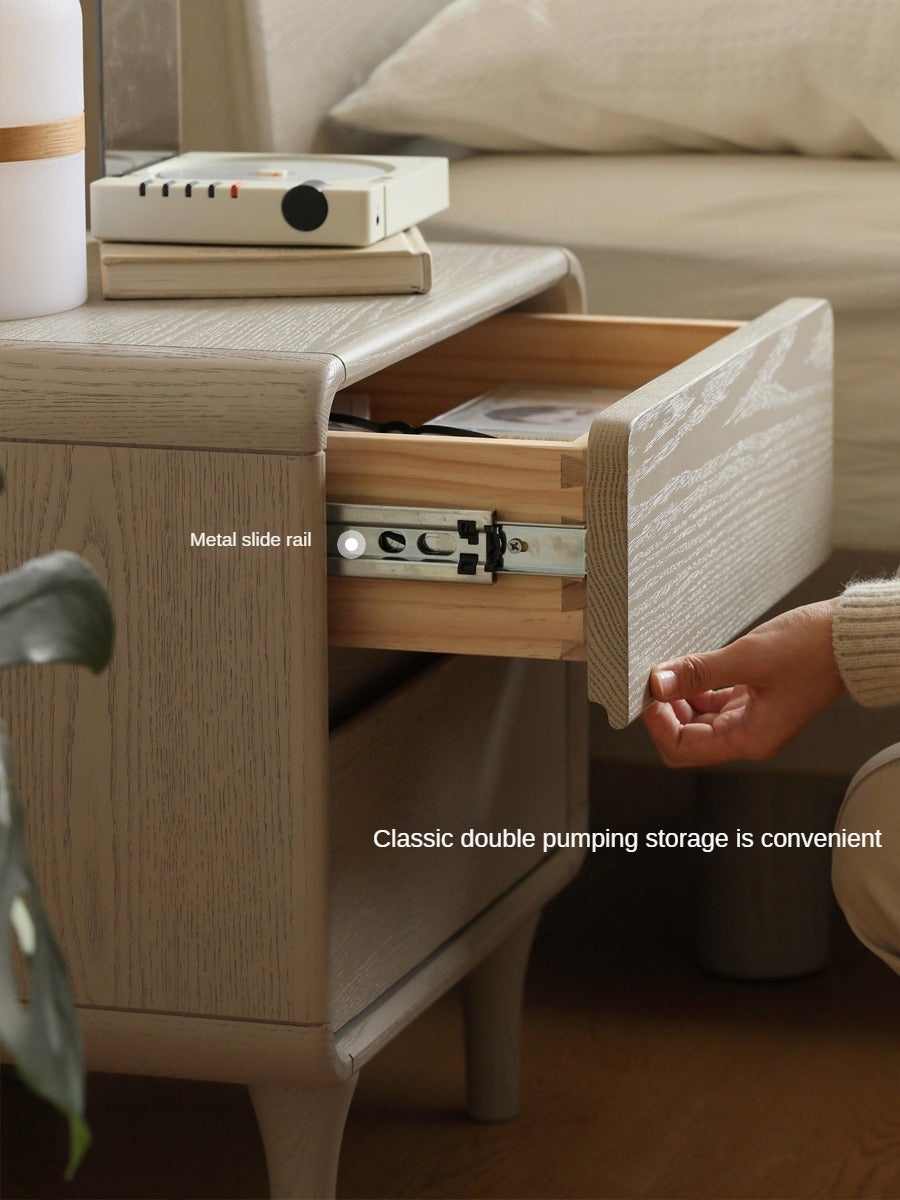 Tulipwood Solid Wood Nightstand Light Luxury.