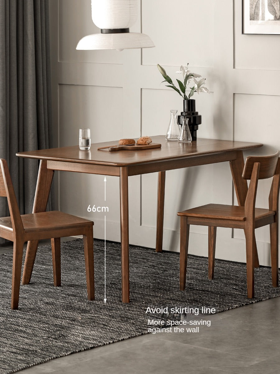 Ash, Oak Solid Wood Modern Dining Table