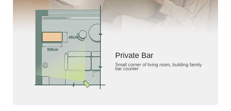 Oak Solid Wood Partition Multi functional Storage Cabinet