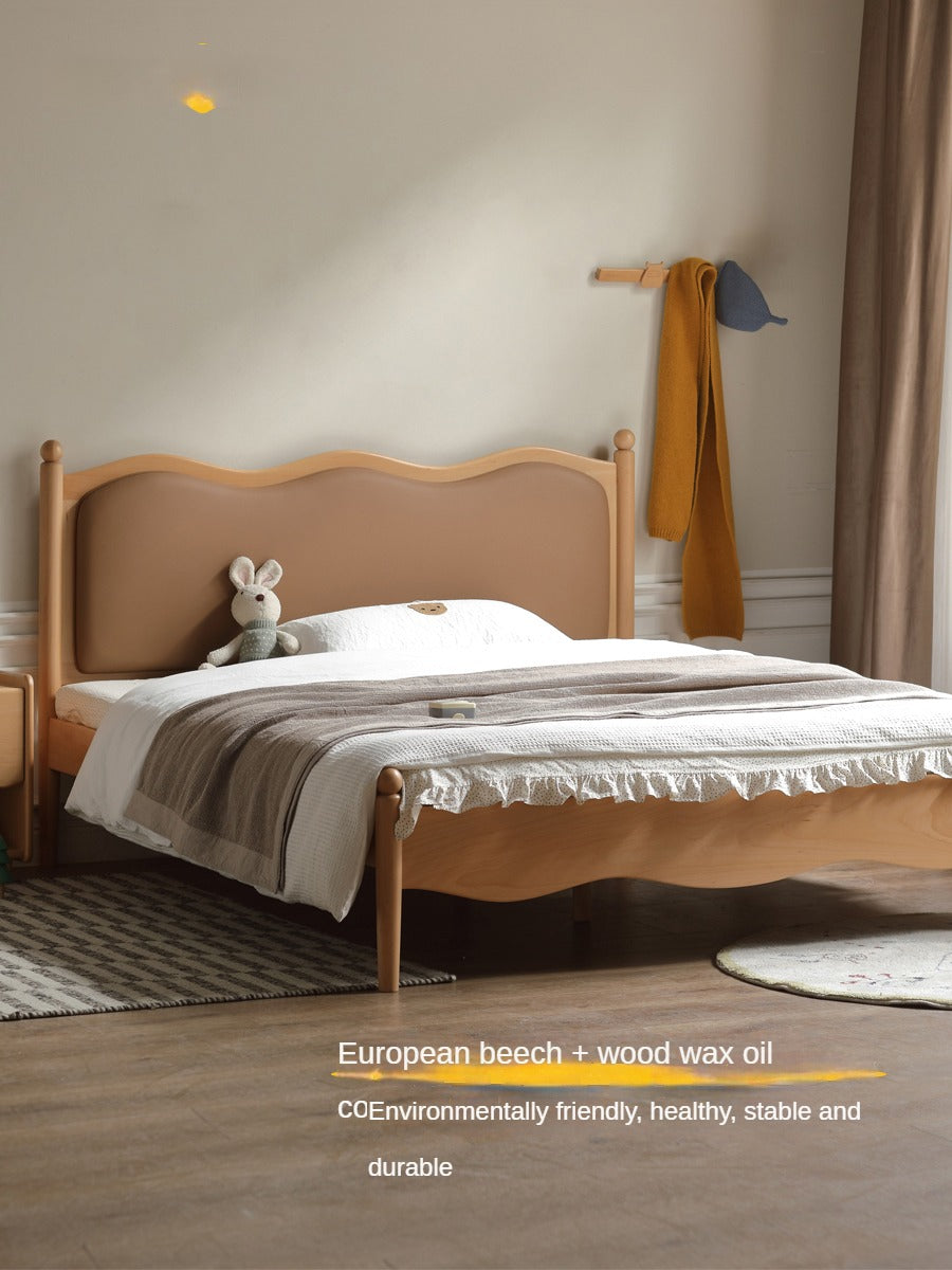 Oak, Beech solid wood children's bed girl princess bed ,boy bed<