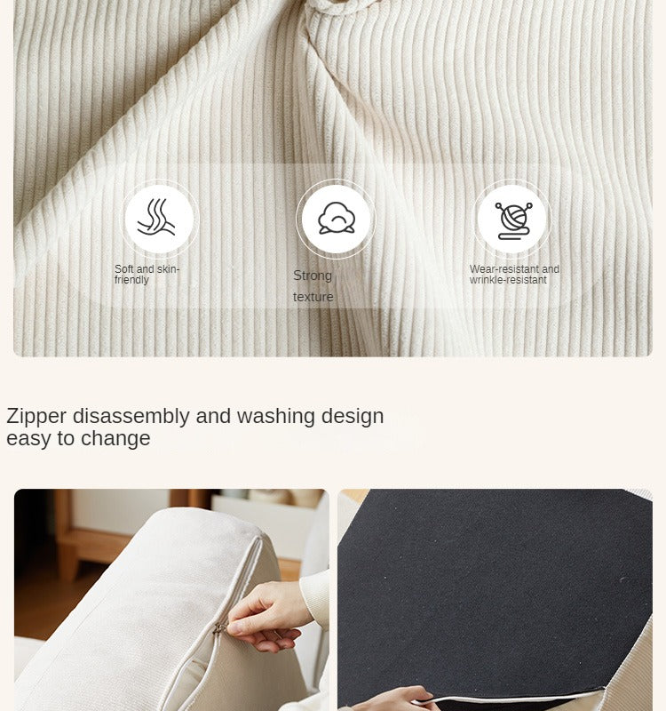 Cream Style goose down Leisure Fabric armchair)