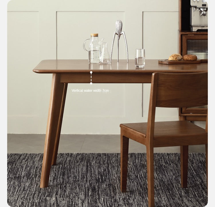 Ash, Oak Solid Wood Modern Dining Table
