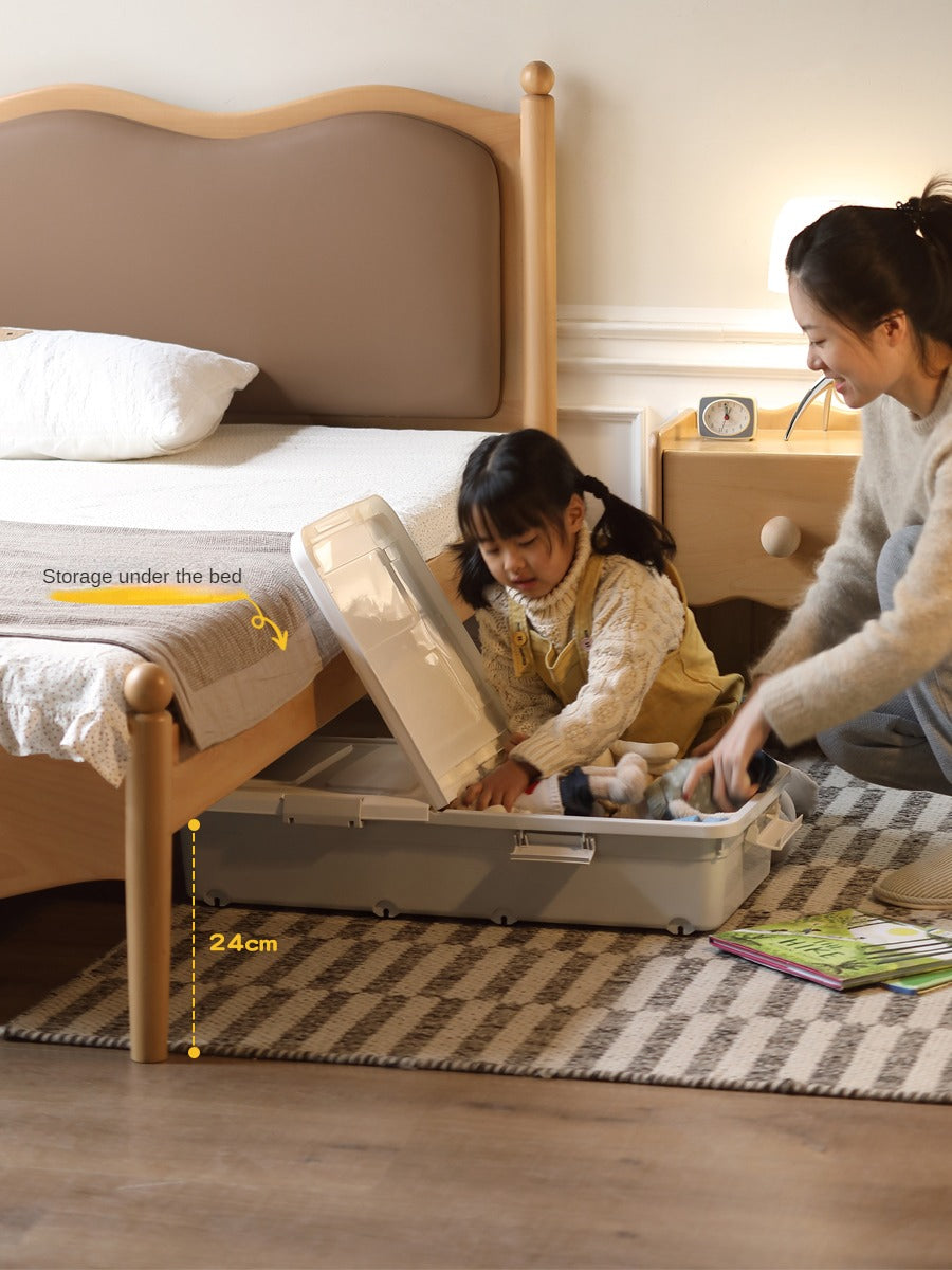 Oak, Beech solid wood children's bed girl princess bed ,boy bed<