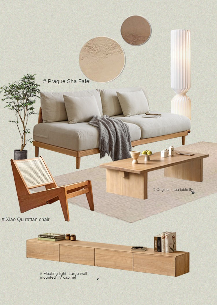Birch, Oak Solid Wood Live Edge tea Table