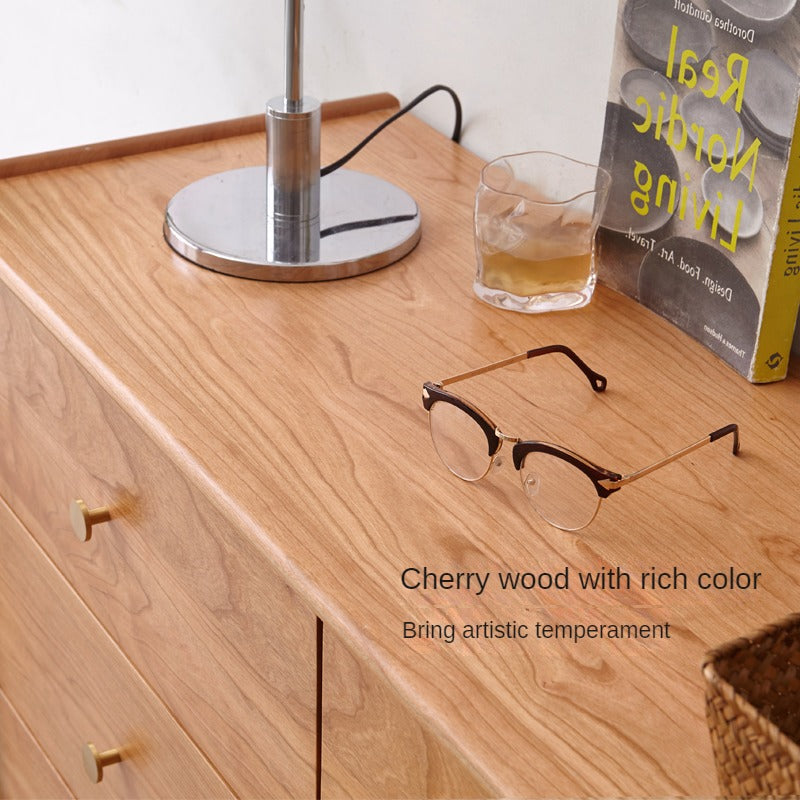 Cherry Solid Wood Chest Of Drawers