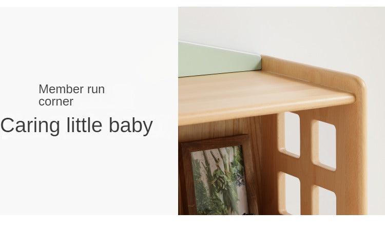 Beech Solid Wood Open Storage