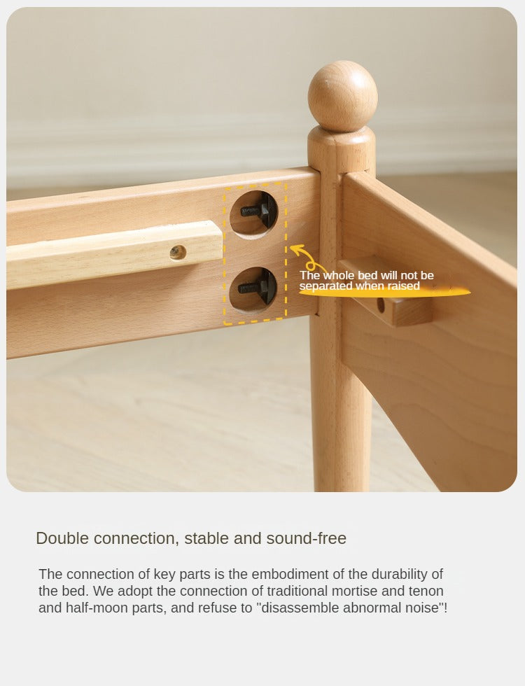 Oak, Beech solid wood children's bed girl princess bed ,boy bed<