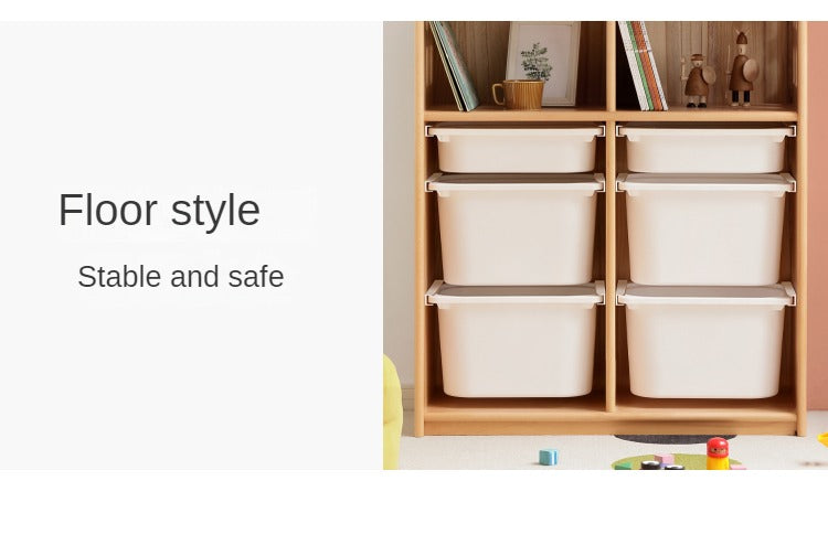 Beech Solid Wood Open Storage