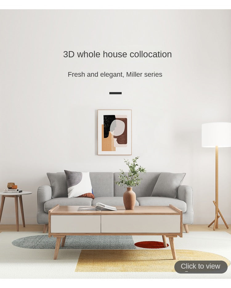 Fabric Simple Modern Sofa.