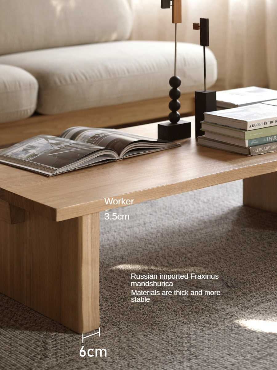 Birch, Oak Solid Wood Live Edge tea Table