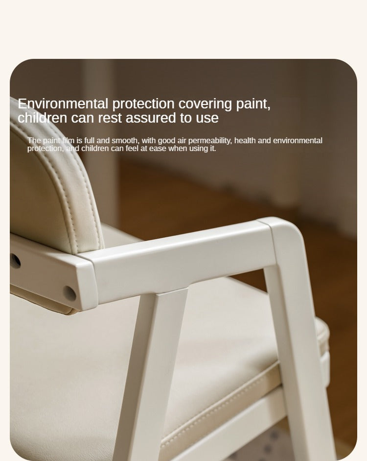 Birch Solid Wood Kids Cream Style Lift Chair.