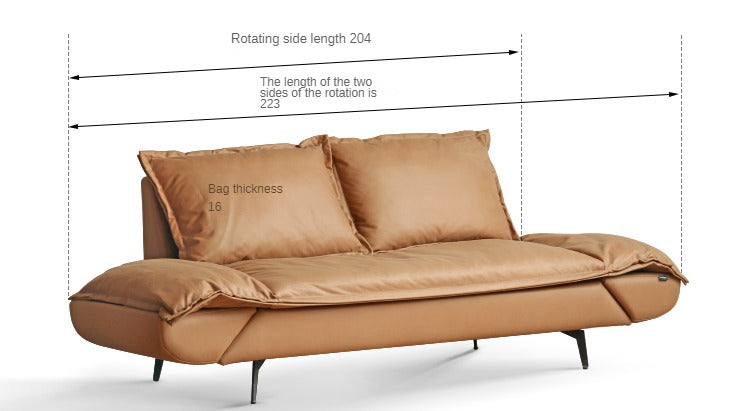Technology Cloth folding Down Sofa,