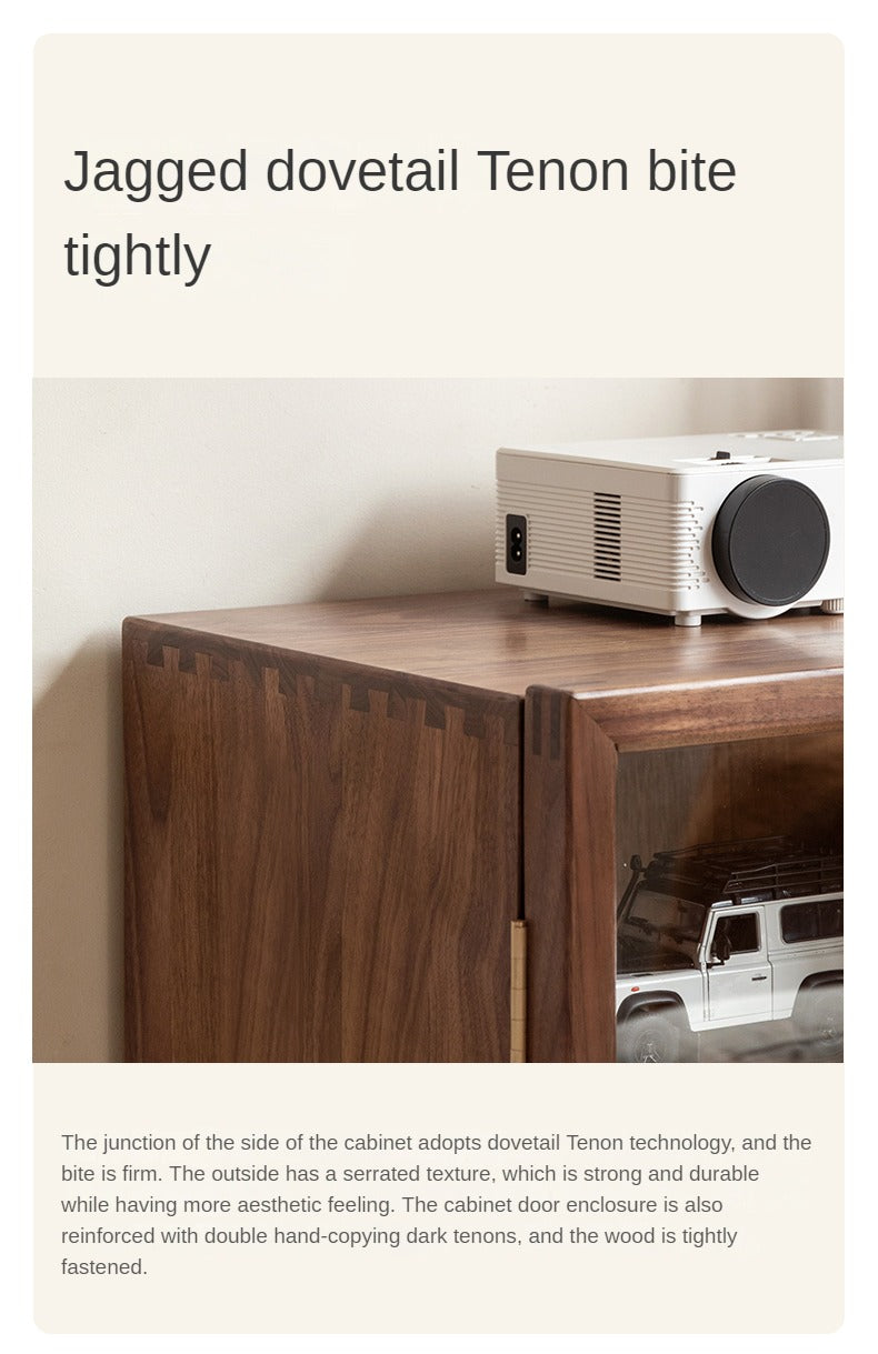 Black Walnut, Ash Solid Wood Dining Sideboard