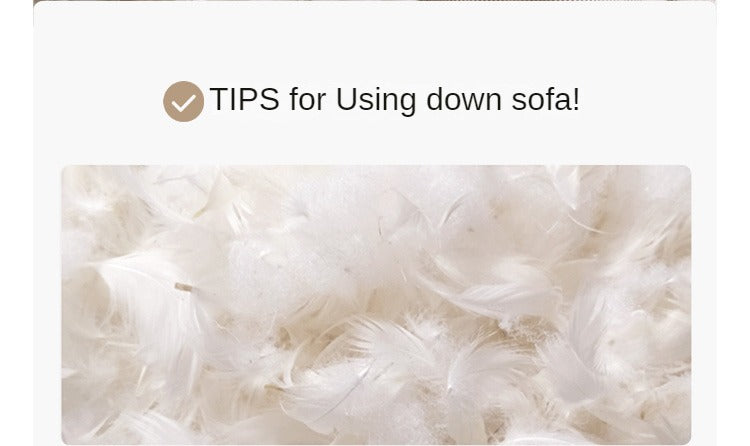 Goose Down, Doll Cotton Sofa Cream Style.