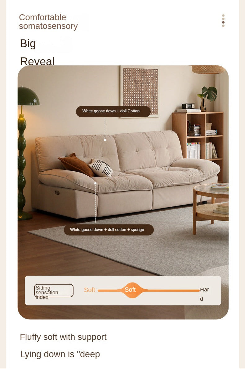 Fabric Sofa Cat Claw Cloth Electric Sofa.