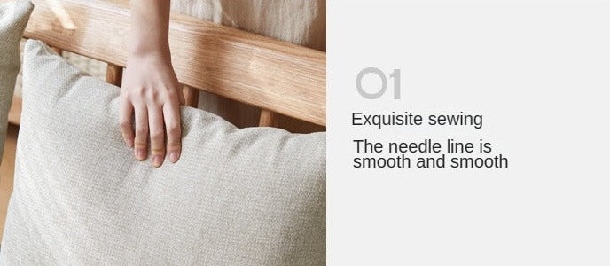 Oak Solid Wood Windsor Sofa Winter/Summer Dual Use.