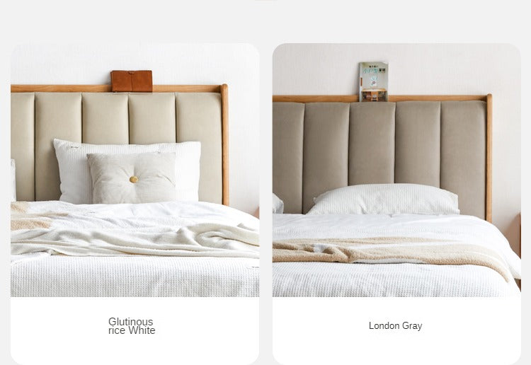 Oak, Ash Solid Wood Technology Cloth Harp Bed