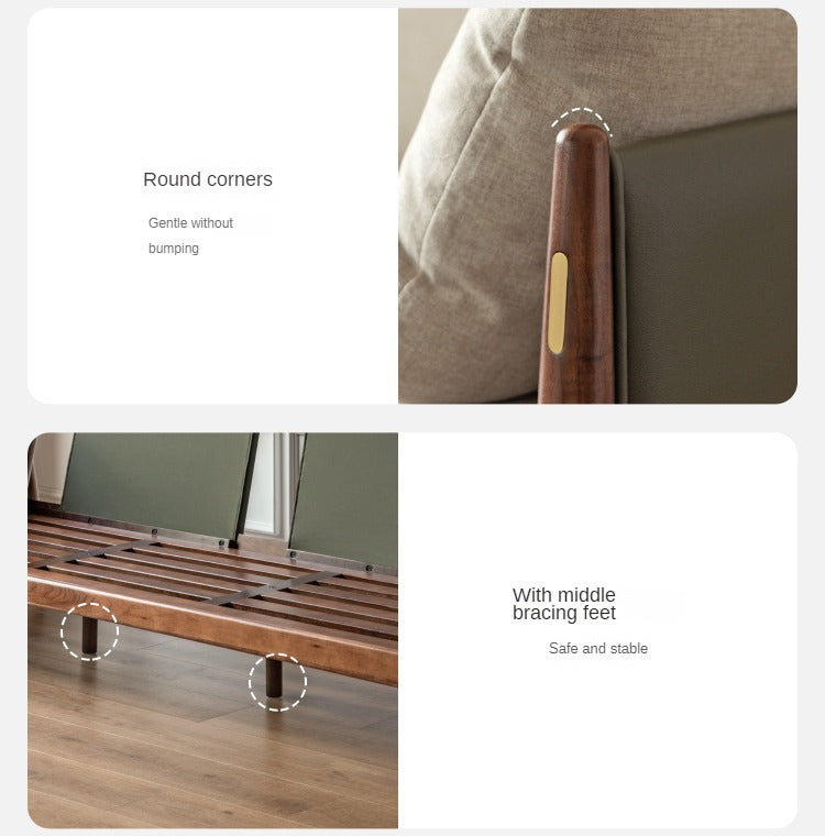 Black Walnut Solid Wood Armchair)