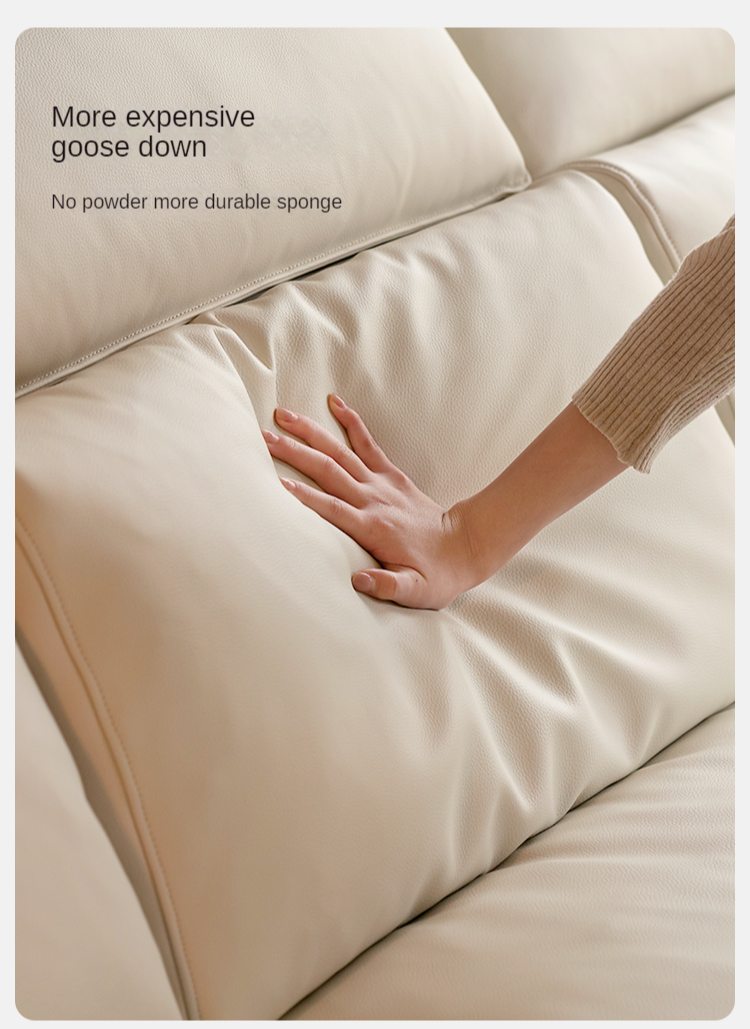 Oak, Ash Solid Wood High-Back Adjustable leather, fabric Sofa