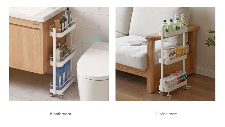 Mini Cart, Modern And Minimalist Kitchen Storage Rack