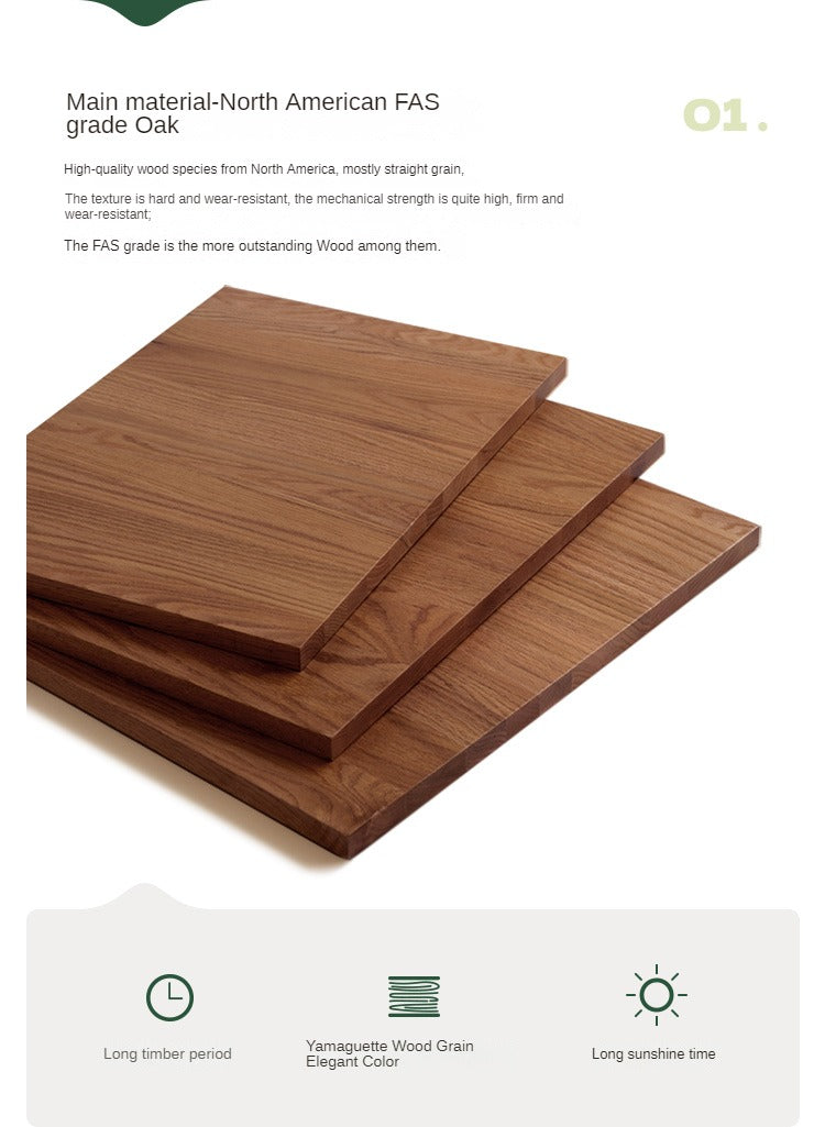 Oak, Solid Rubberwood, Beech Solid Wood TV Stand Glass Sliding Door