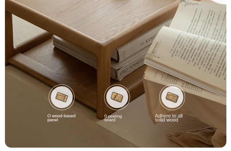 Oak, Ash Solid Wood Bay Window Table