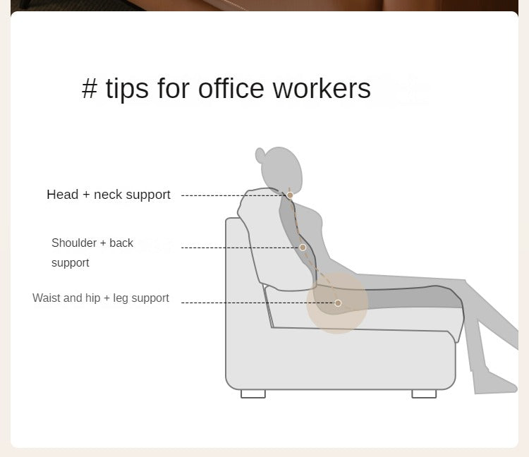 First-layer Yellow Cowhide Leather Sofa Light Luxury Italian Style.