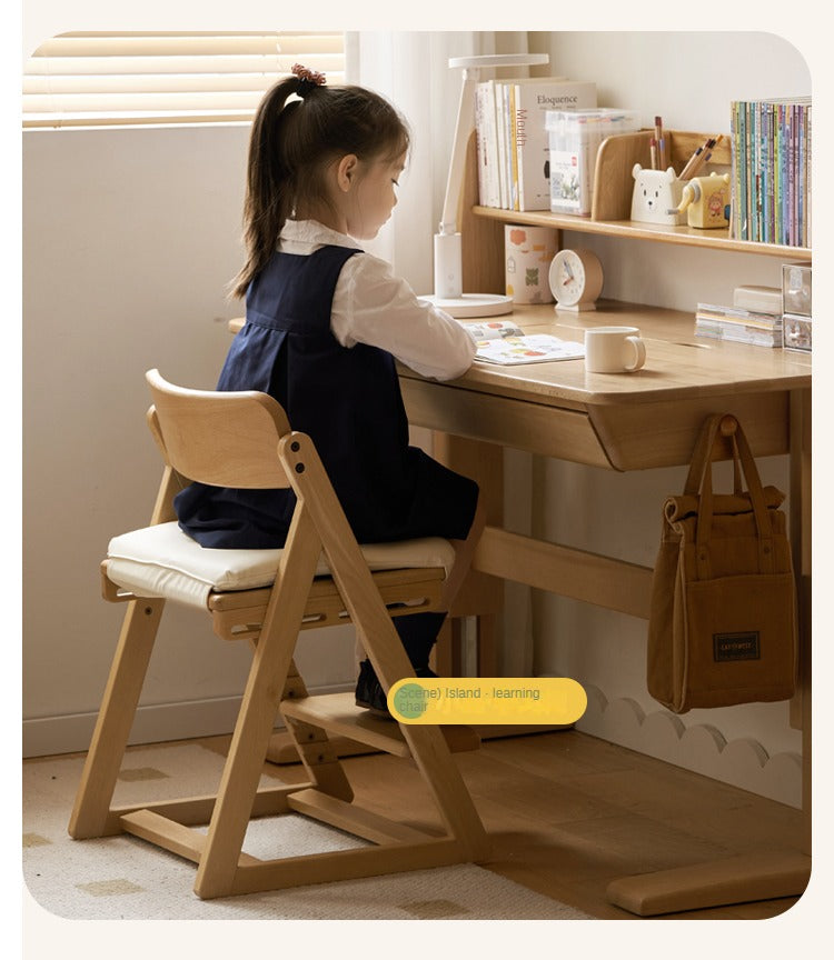 Beech Solid Wood Lifting Kids Table