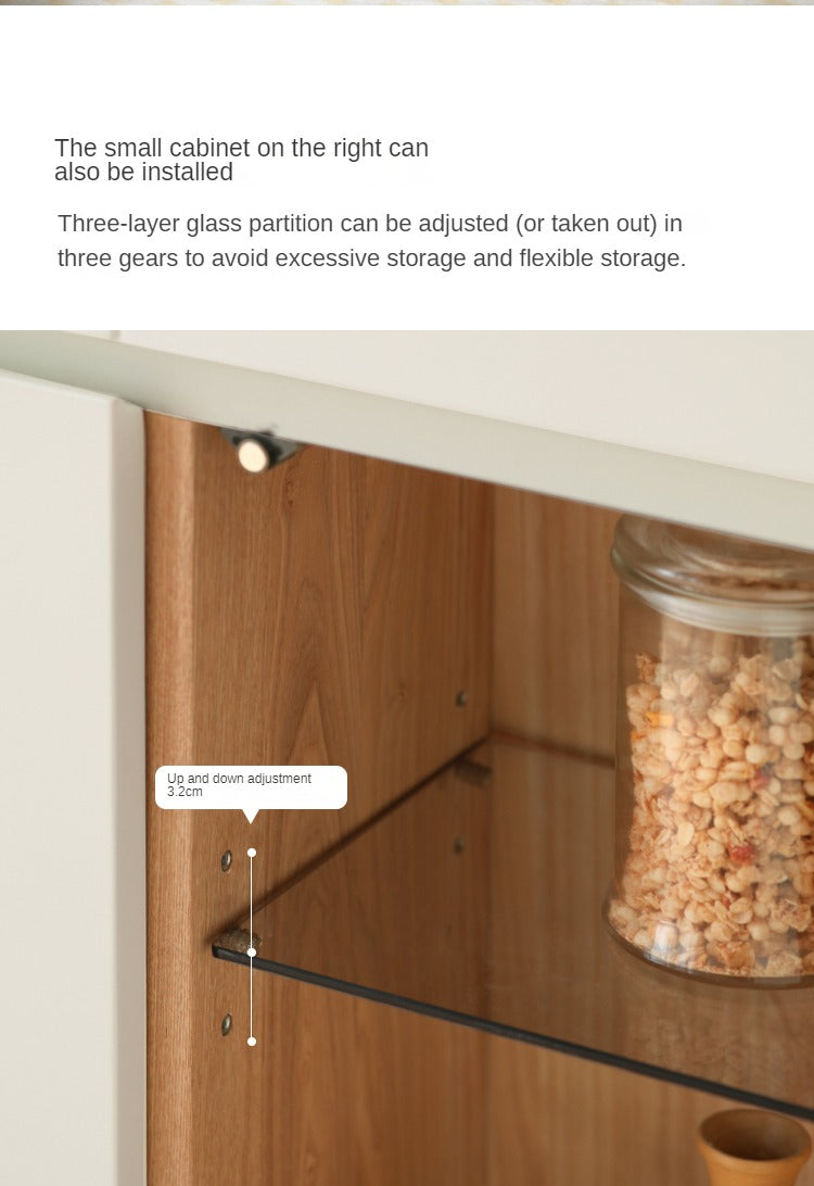 Oak Solid Wood Ultra-thin Sideboard