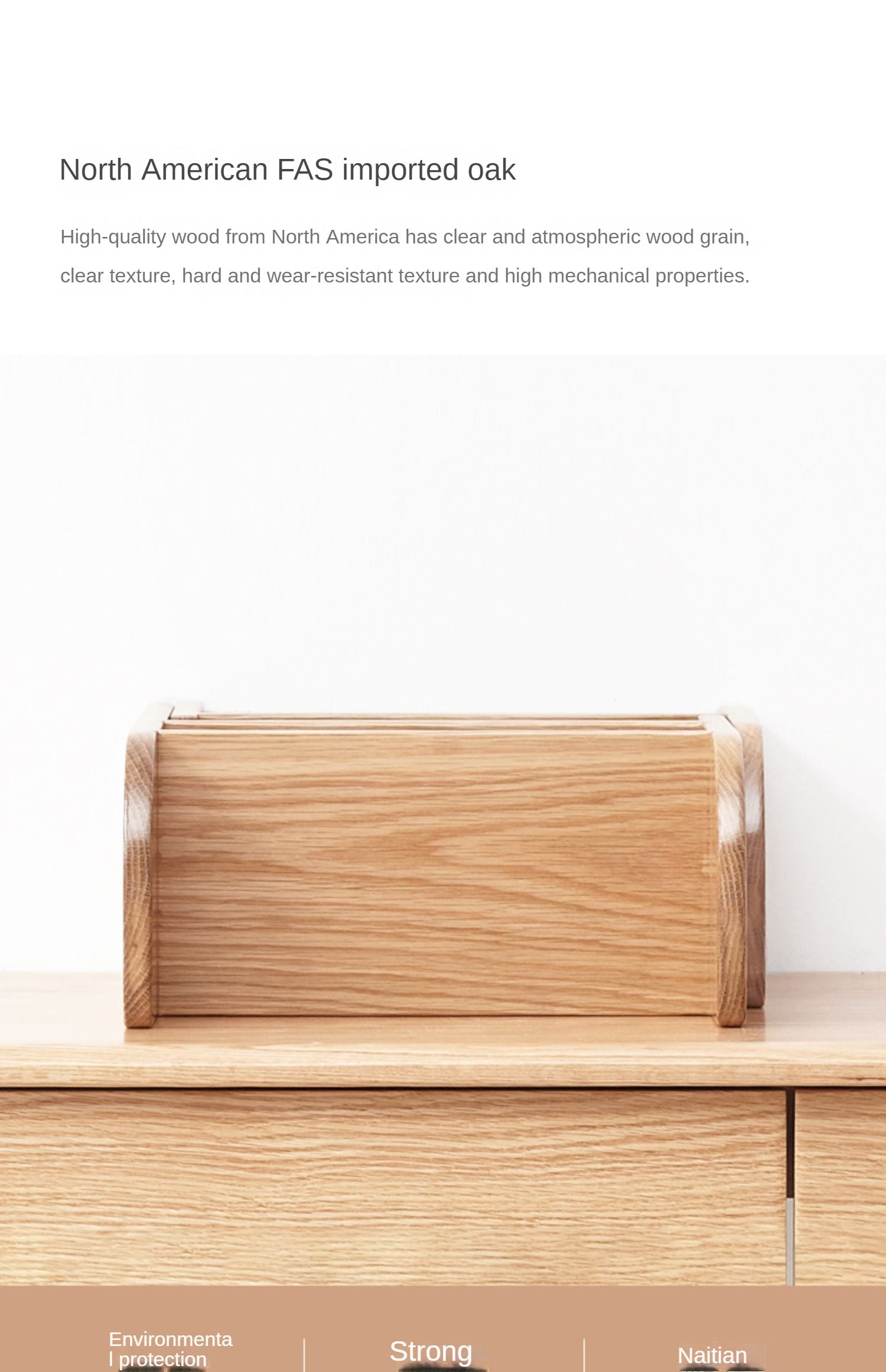 Oak, Rubberwood Solid Wood Small Bookcase Simple Study Telescopic Organizing Shelf Nordic<