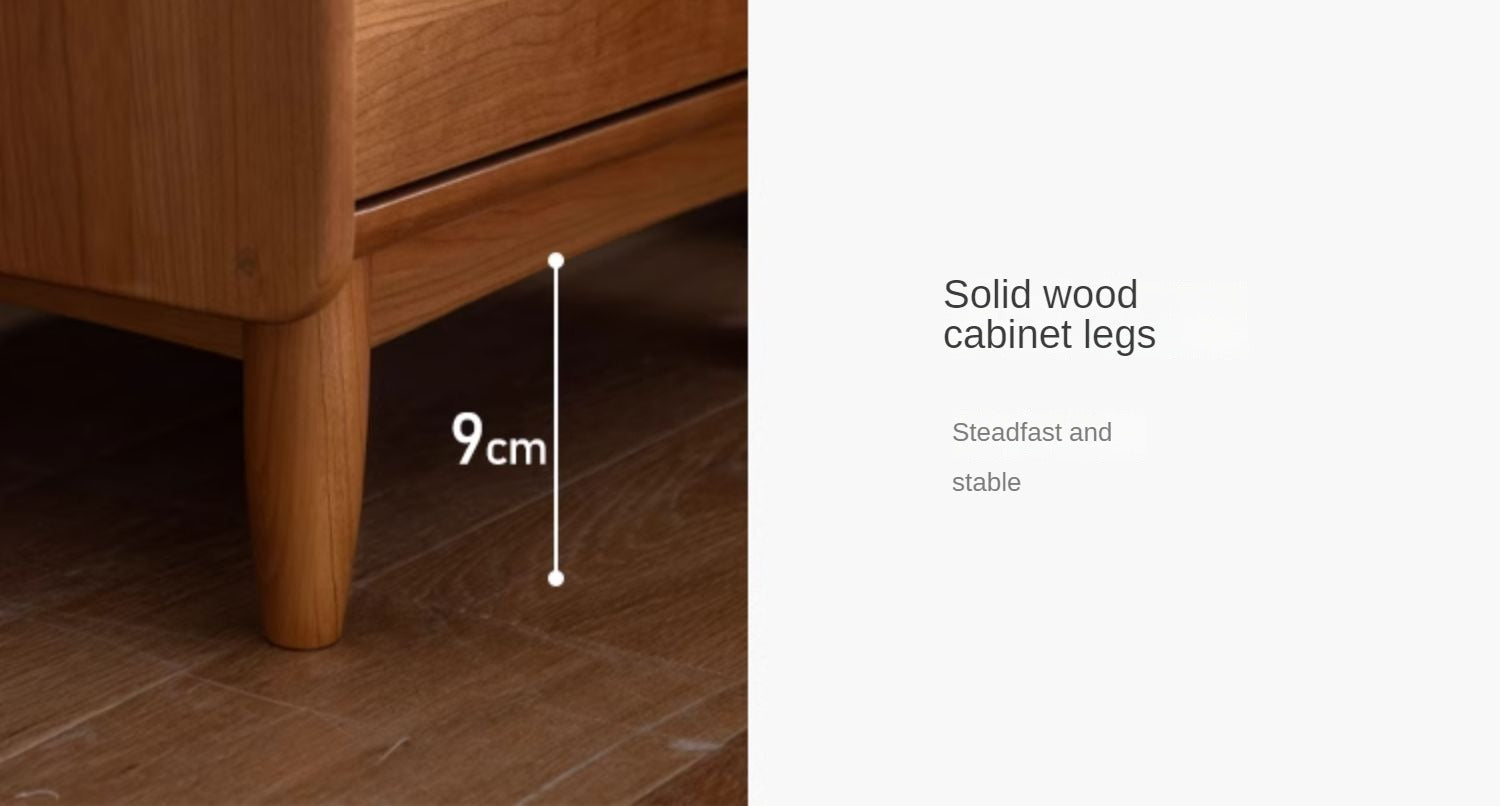 Cherry solid wood Nightstand.