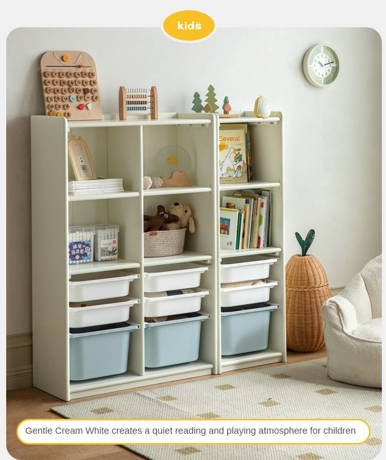 Poplar Solid Wood Children's Сombination Bookshelf