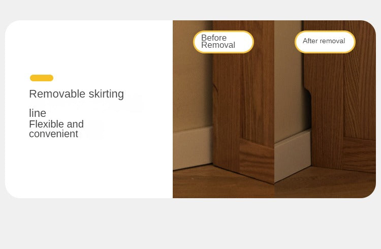 Oak Solid Wood Children's Wardrobe, Bookcase Combination