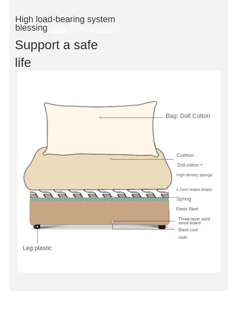 Free Combination Fabric Sofa Modern.
