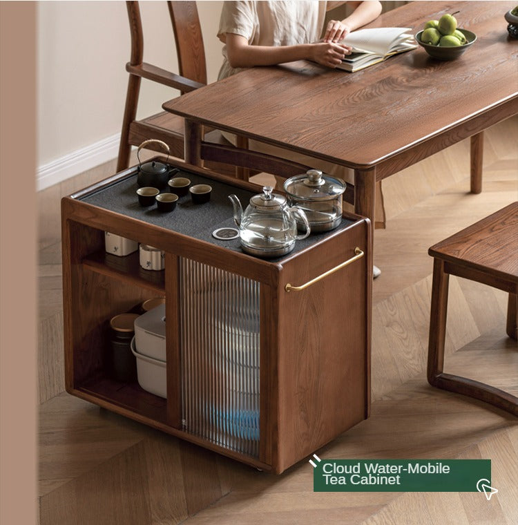 Ash Solid Wood Modern Tea Table