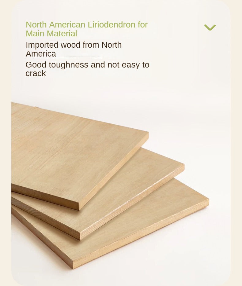 Rubber wood, Poplar solid wood white open box bed