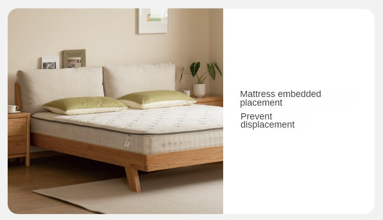Oak Solid Wood Soft Bed