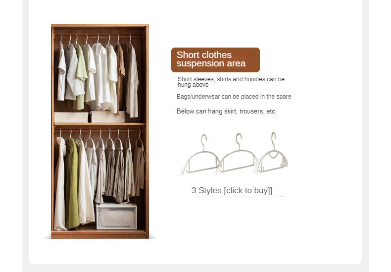 Cherry Wood Sliding Door Wardrobe.