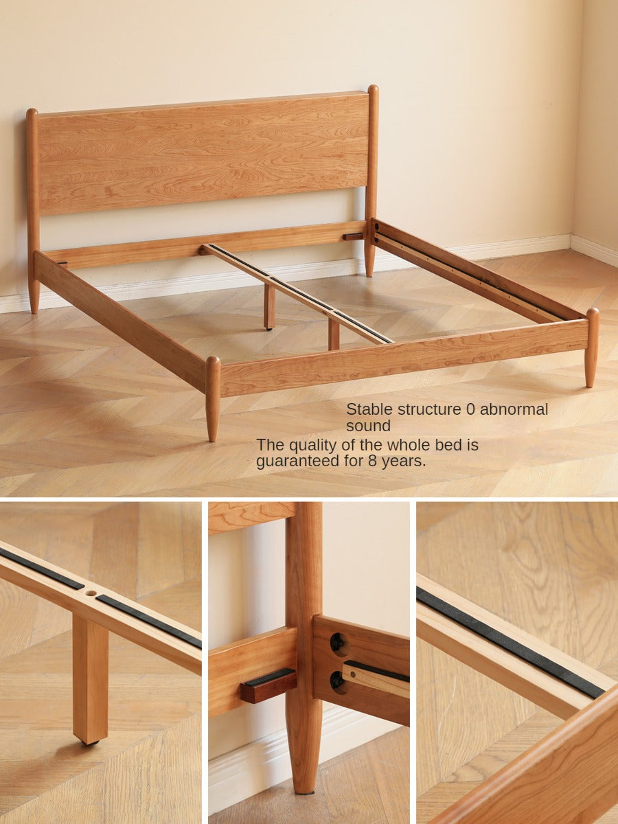Oak, Black Walnut, Сherry Wood Bed