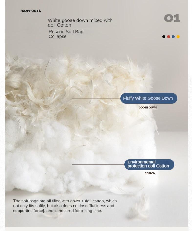 Leather Italian First Layer Yellow Cowhide Straight Sofa.