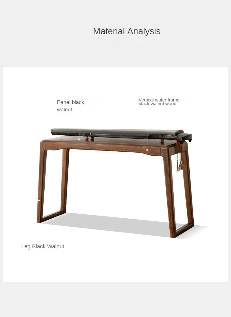 Black Walnut, Oak Solid Wood Desk